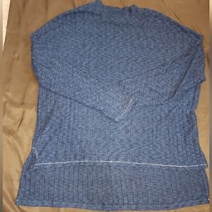 Juicy Couture LX Navy Long Sleeve High Low Shirt